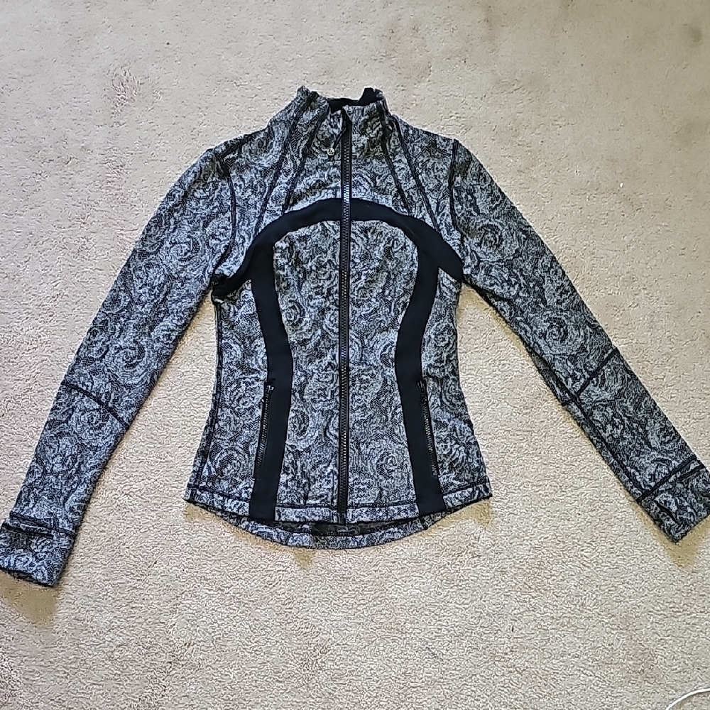 Lululemon Define Jacket Black and Gray Jacket